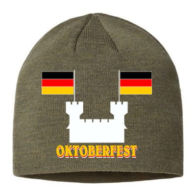Oktoberfest Castle Flag Sustainable Beanie