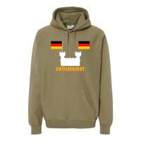 Oktoberfest Castle Flag Premium Hoodie