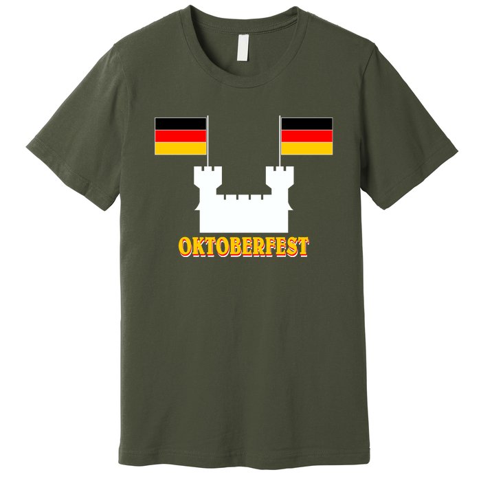 Oktoberfest Castle Flag Premium T-Shirt