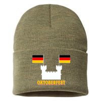 Oktoberfest Castle Flag Sustainable Knit Beanie