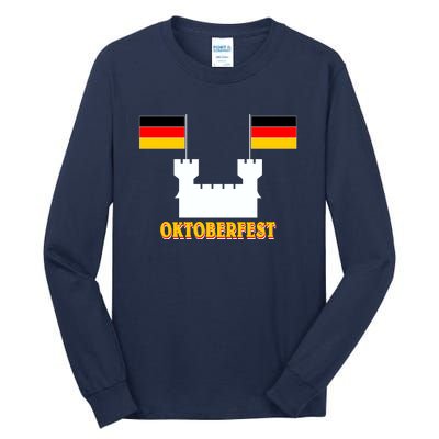 Oktoberfest Castle Flag Tall Long Sleeve T-Shirt