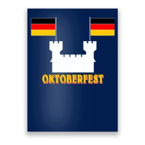 Oktoberfest Castle Flag Poster