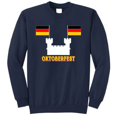 Oktoberfest Castle Flag Tall Sweatshirt