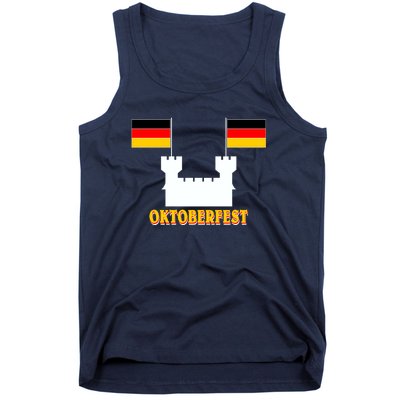 Oktoberfest Castle Flag Tank Top