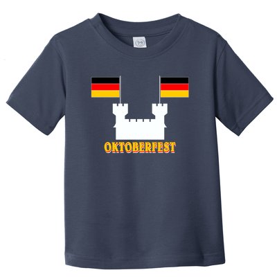 Oktoberfest Castle Flag Toddler T-Shirt