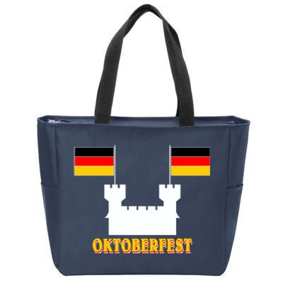 Oktoberfest Castle Flag Zip Tote Bag