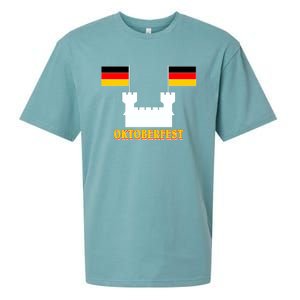 Oktoberfest Castle Flag Sueded Cloud Jersey T-Shirt