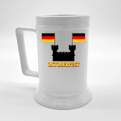 Oktoberfest Castle Flag Beer Stein