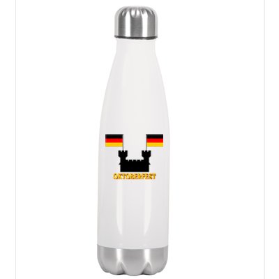 Oktoberfest Castle Flag Stainless Steel Insulated Water Bottle