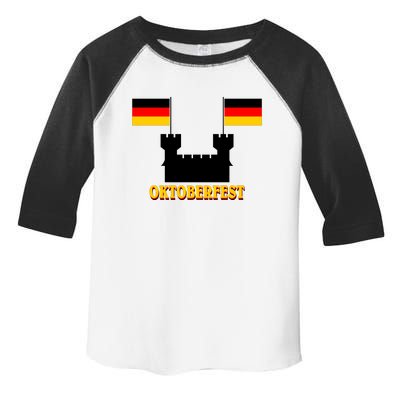 Oktoberfest Castle Flag Toddler Fine Jersey T-Shirt