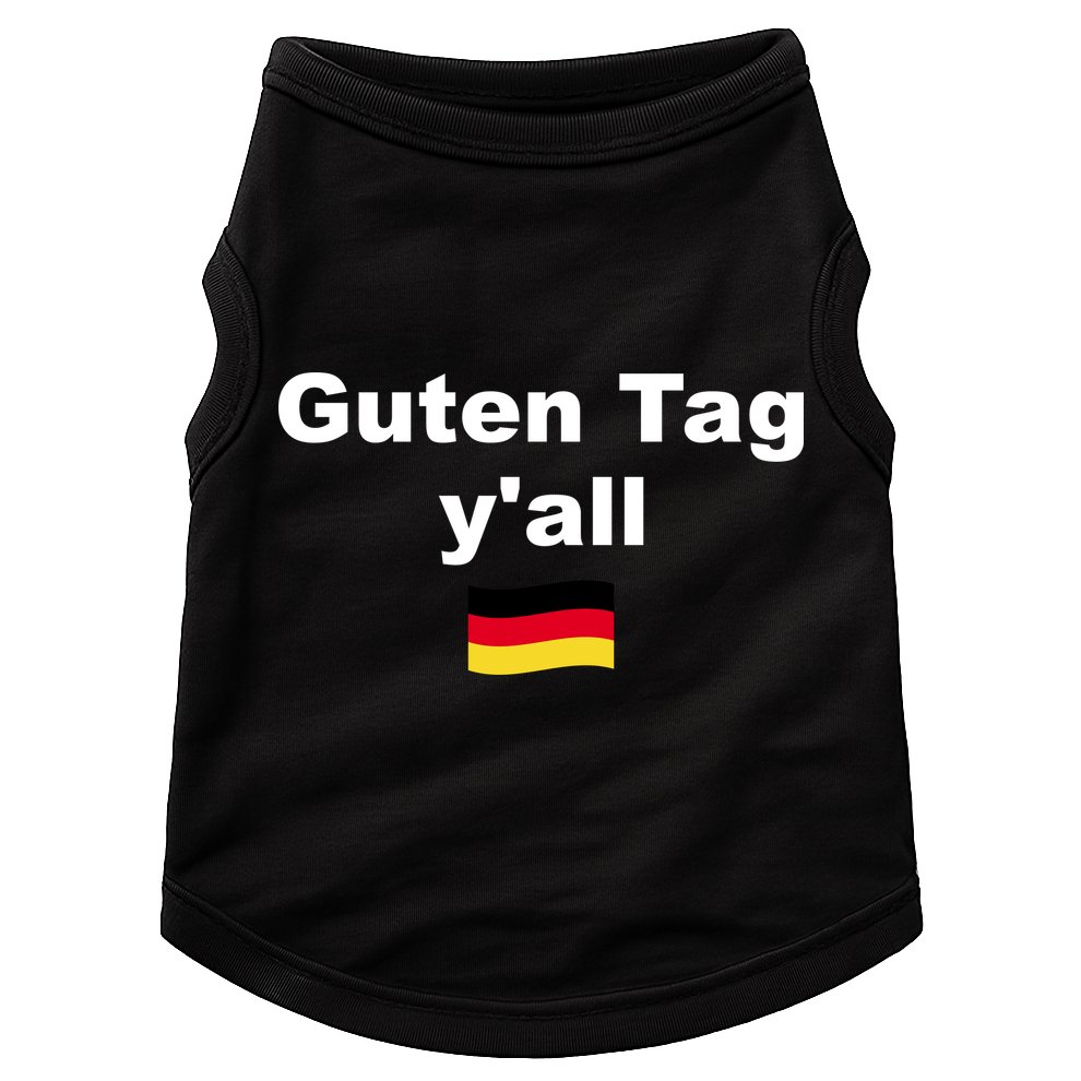Oktoberfest | Guten Tag yall | Funny Outfit Germany Flag Doggie Tank