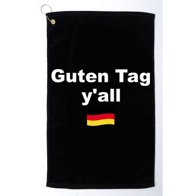 Oktoberfest | Guten Tag yall | Funny Outfit Germany Flag Golf Towel