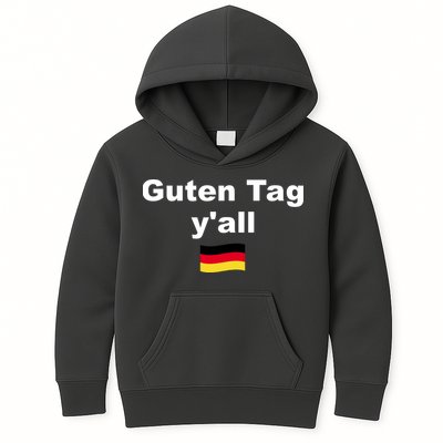 Oktoberfest | Guten Tag yall | Funny Outfit Germany Flag Kids Hoodie