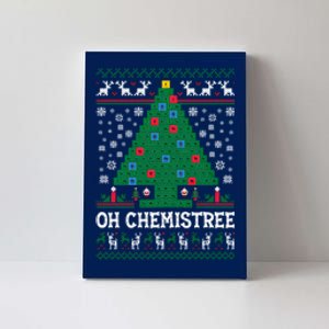 Oh Chemistree Funny Science Periodic Christmas Canvas