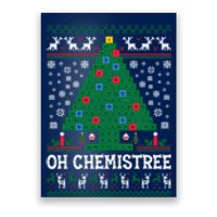 Oh Chemistree Funny Science Periodic Christmas Poster