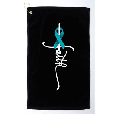 Ovarian Cancer Faith Ovarian Cancer Awareness Support Golf Towel