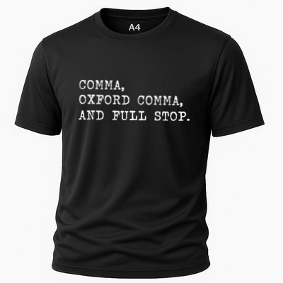 O.X.F.O.R.D C.O.M.M.A. For Grammar Students And Teachers. Cooling Performance Crew T-Shirt