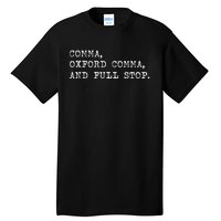 O.X.F.O.R.D C.O.M.M.A. For Grammar Students And Teachers. Tall T-Shirt