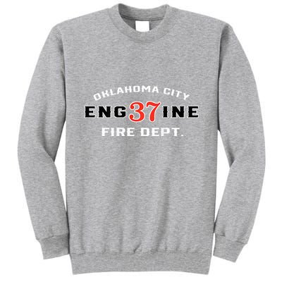 Oklahoma City Fire Dept Engine 37 Tall Sweatshirt