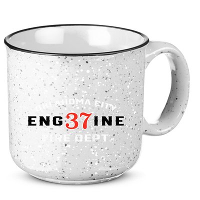 Oklahoma City Fire Dept Engine 37 15oz Campfire Ceramic Mug