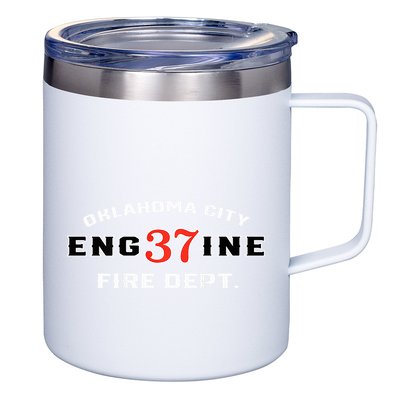Oklahoma City Fire Dept Engine 37 12oz Stainless Steel Coffee Mug