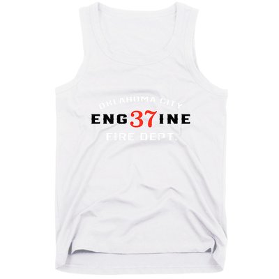 Oklahoma City Fire Dept Engine 37 Tank Top