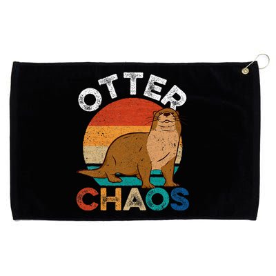 Otter Chaos For Wo Cute Otter Lover Grommeted Golf Towel