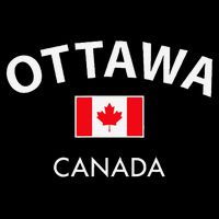 Ottawa Canada Flag Proud Canadian Drawstring Bag