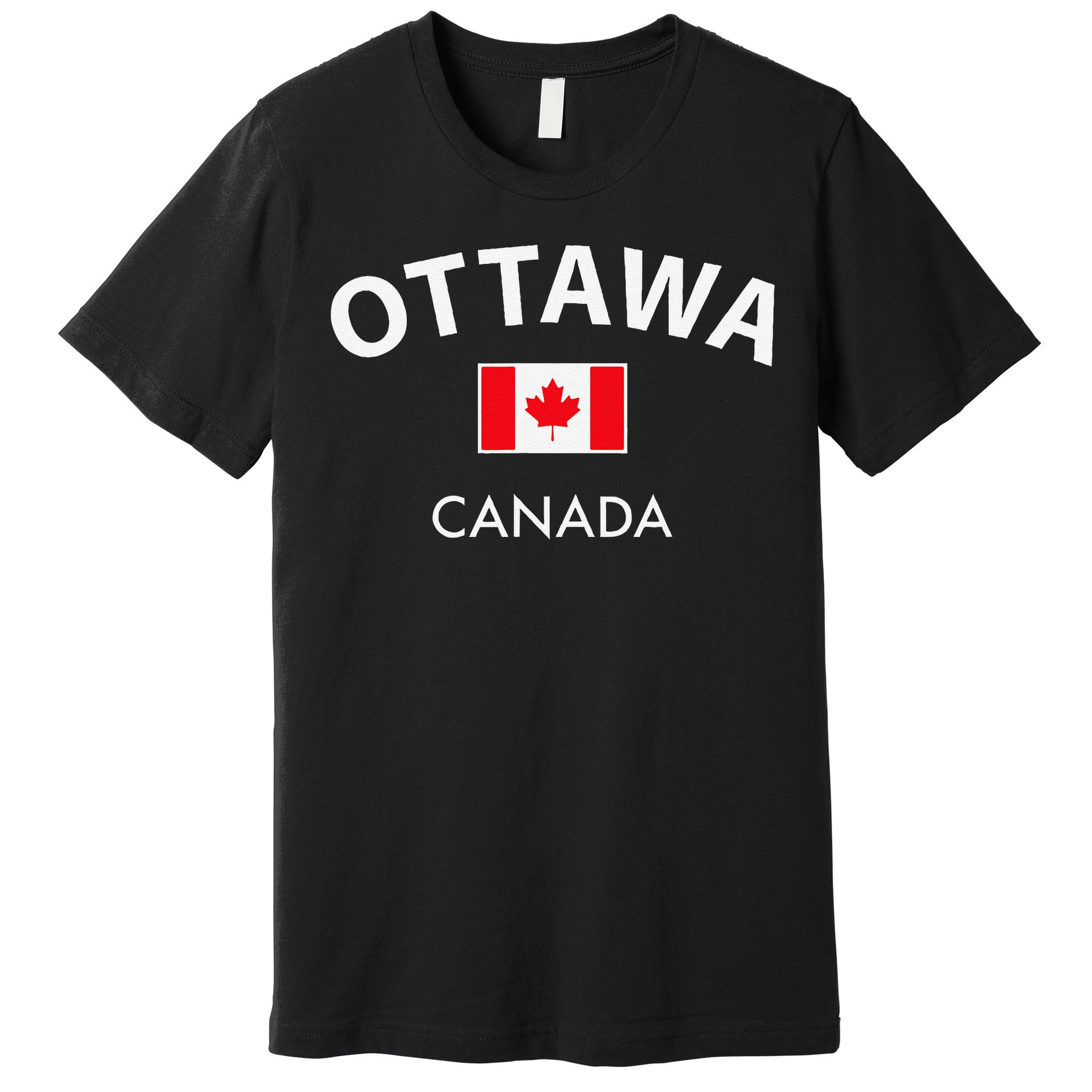 Ottawa Canada Flag Proud Canadian Premium T-Shirt