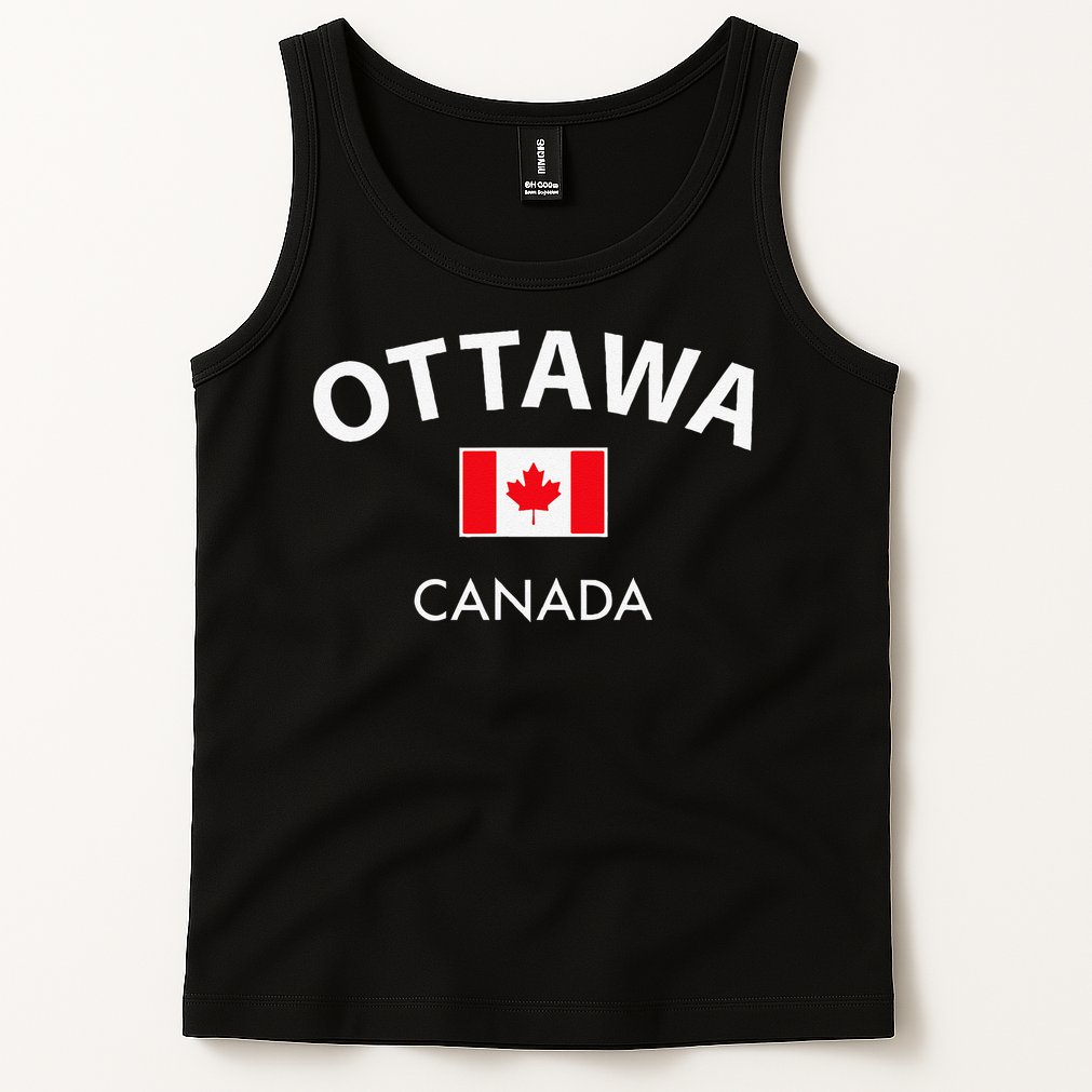 Ottawa Canada Flag Proud Canadian Tank Top