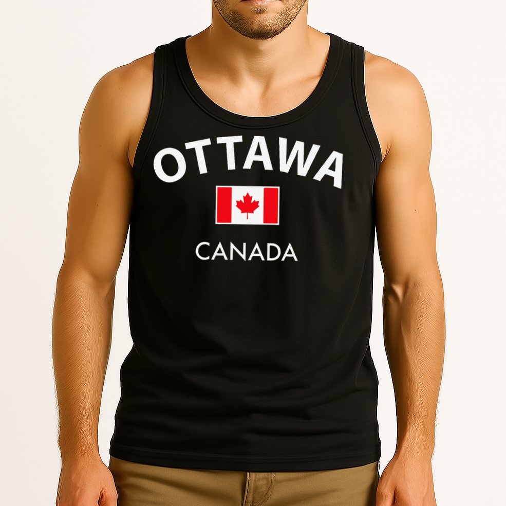 Ottawa Canada Flag Proud Canadian Tank Top