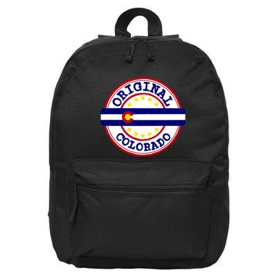 Original Colorado Flag Logo 16 in Basic Backpack