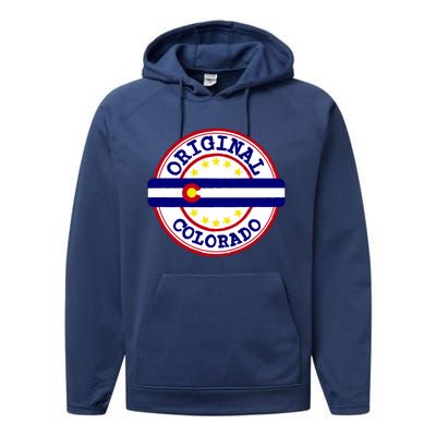 Original Colorado Flag Logo Performance Fleece Hoodie