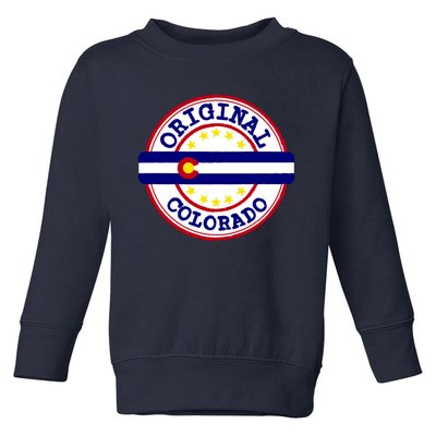 Original Colorado Flag Logo Toddler Sweatshirt