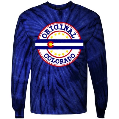 Original Colorado Flag Logo Tie-Dye Long Sleeve Shirt