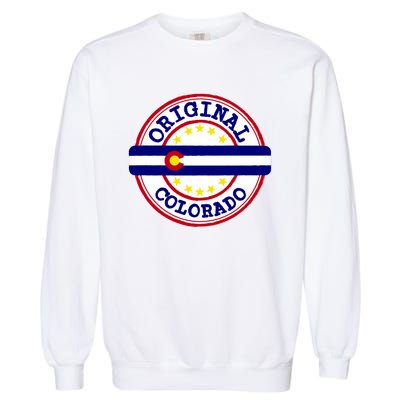 Original Colorado Flag Logo Garment-Dyed Sweatshirt