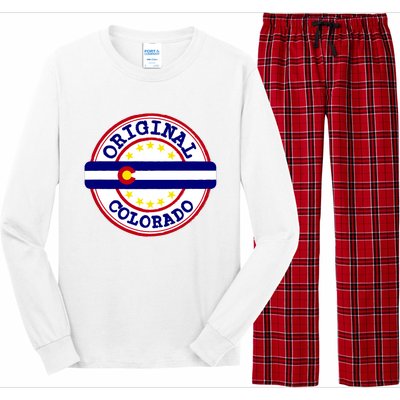 Original Colorado Flag Logo Long Sleeve Pajama Set