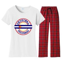 Original Colorado Flag Logo Women's Flannel Pajama Set