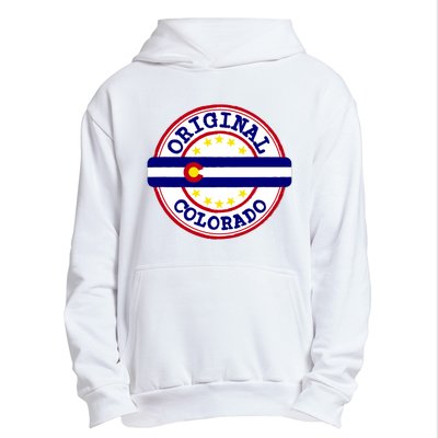 Original Colorado Flag Logo Urban Pullover Hoodie