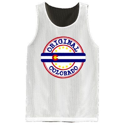 Original Colorado Flag Logo Mesh Reversible Basketball Jersey Tank