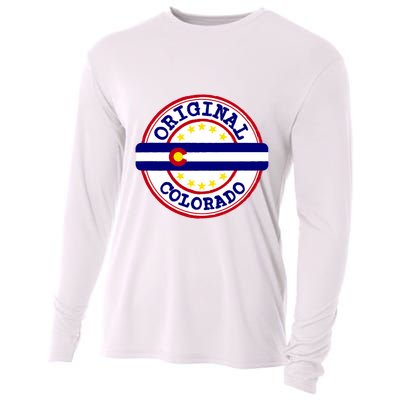 Original Colorado Flag Logo Cooling Performance Long Sleeve Crew