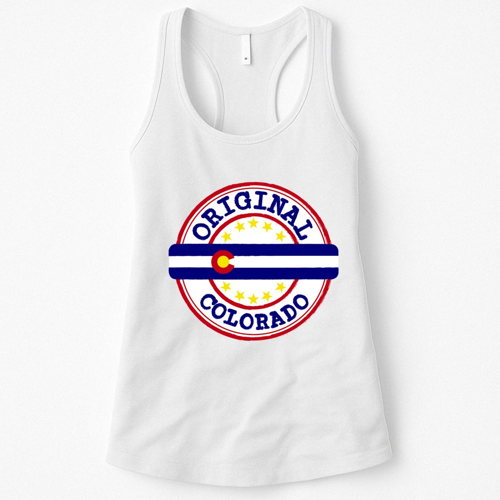 Original Colorado Flag Logo Womens Tank Top