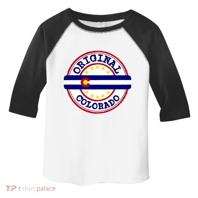 Original Colorado Flag Logo Toddler Fine Jersey T-Shirt