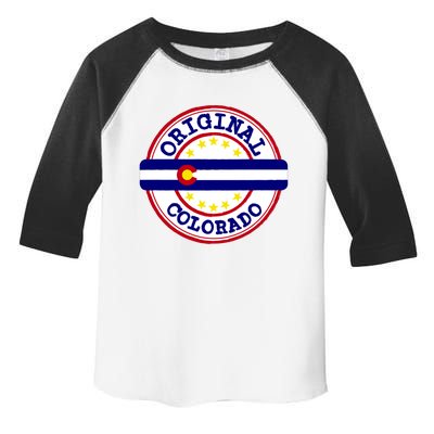 Original Colorado Flag Logo Toddler Fine Jersey T-Shirt