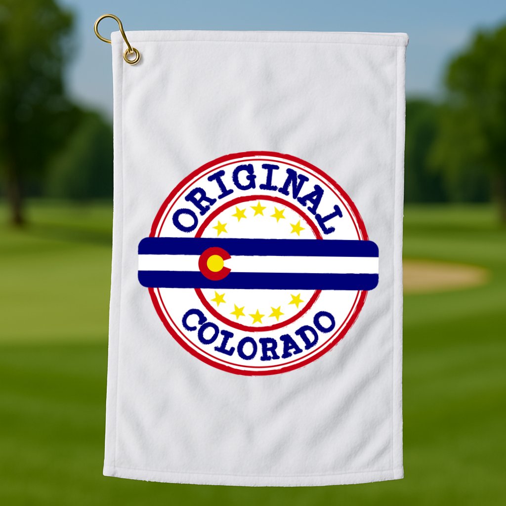Original Colorado Flag Logo Golf Towel