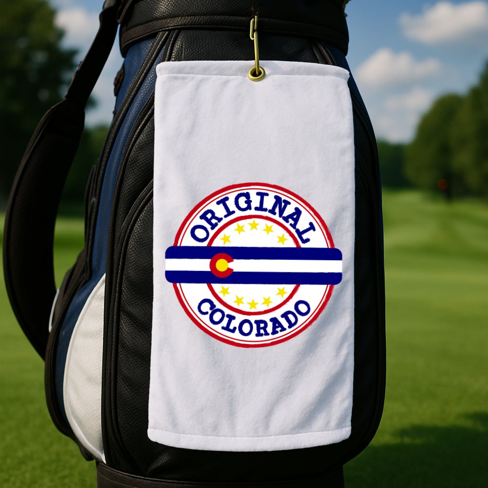 Original Colorado Flag Logo Golf Towel