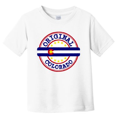 Original Colorado Flag Logo Toddler T-Shirt