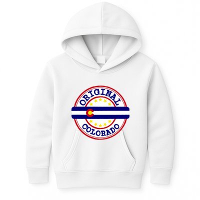 Original Colorado Flag Logo Kids Hoodie