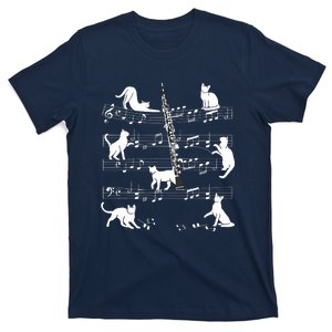 Oboist Cats For Cat Loving Oboe Player T-Shirt