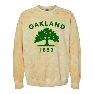 Oakland City Flag State Of California The Bay Area Town Colorblast Crewneck Sweatshirt